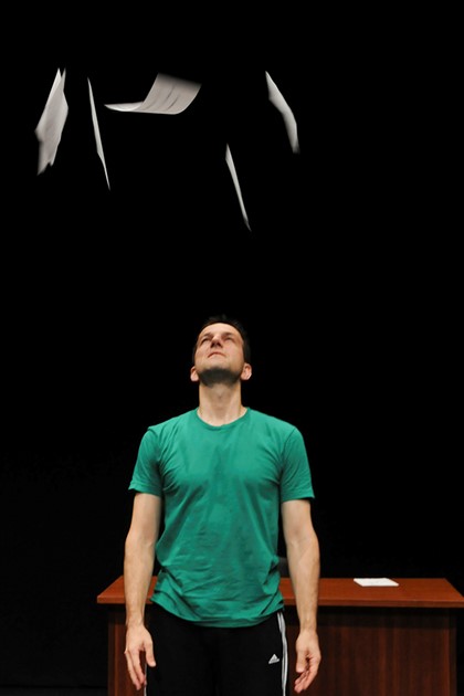 Production still for "Faker". Gideon Obarzanek. Photographer: Heidrun Löhr