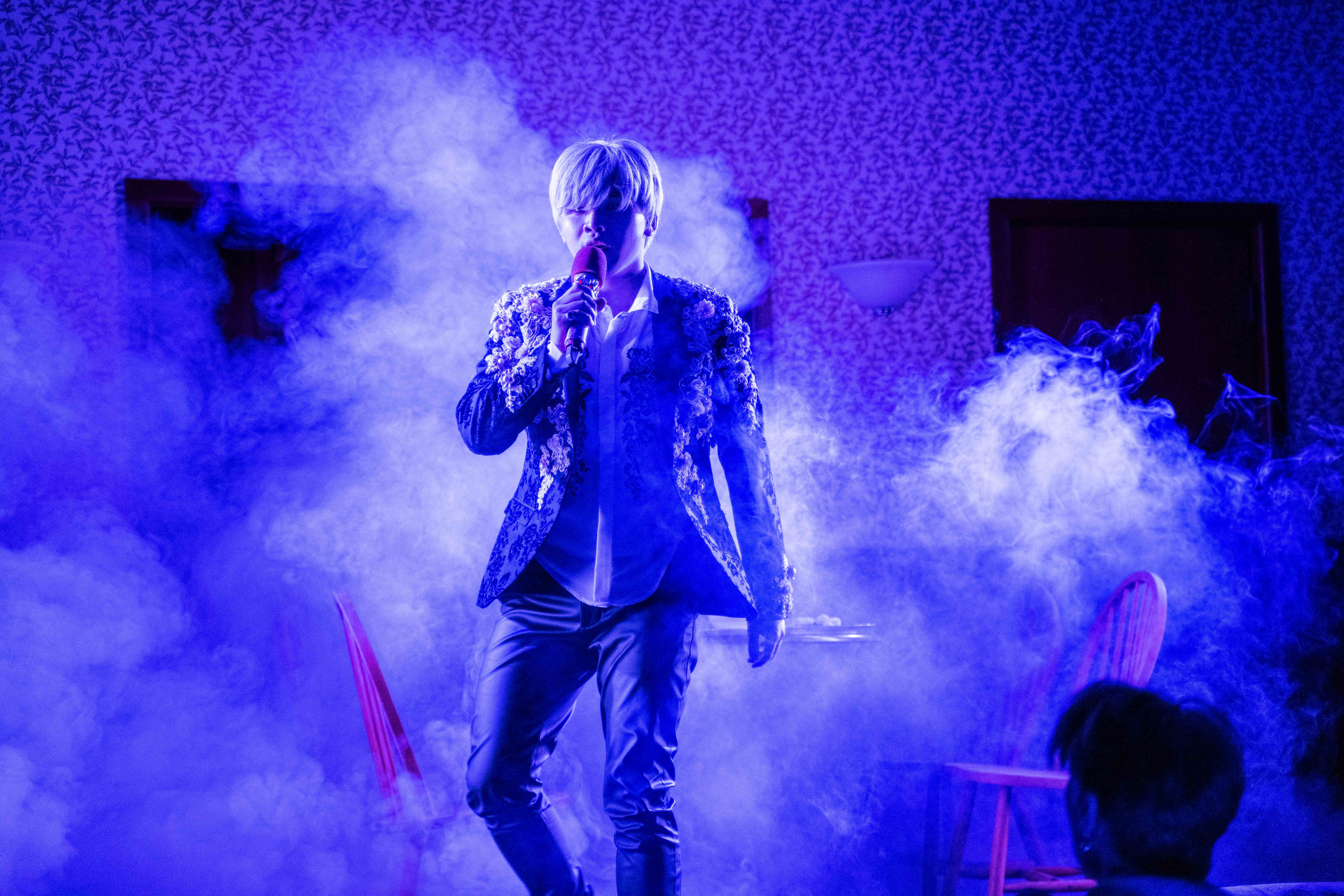 Production still for the 2022 Season of 'K-BOX'. In photo: Jeffrey Liu. Photographer: Phoebe Powell