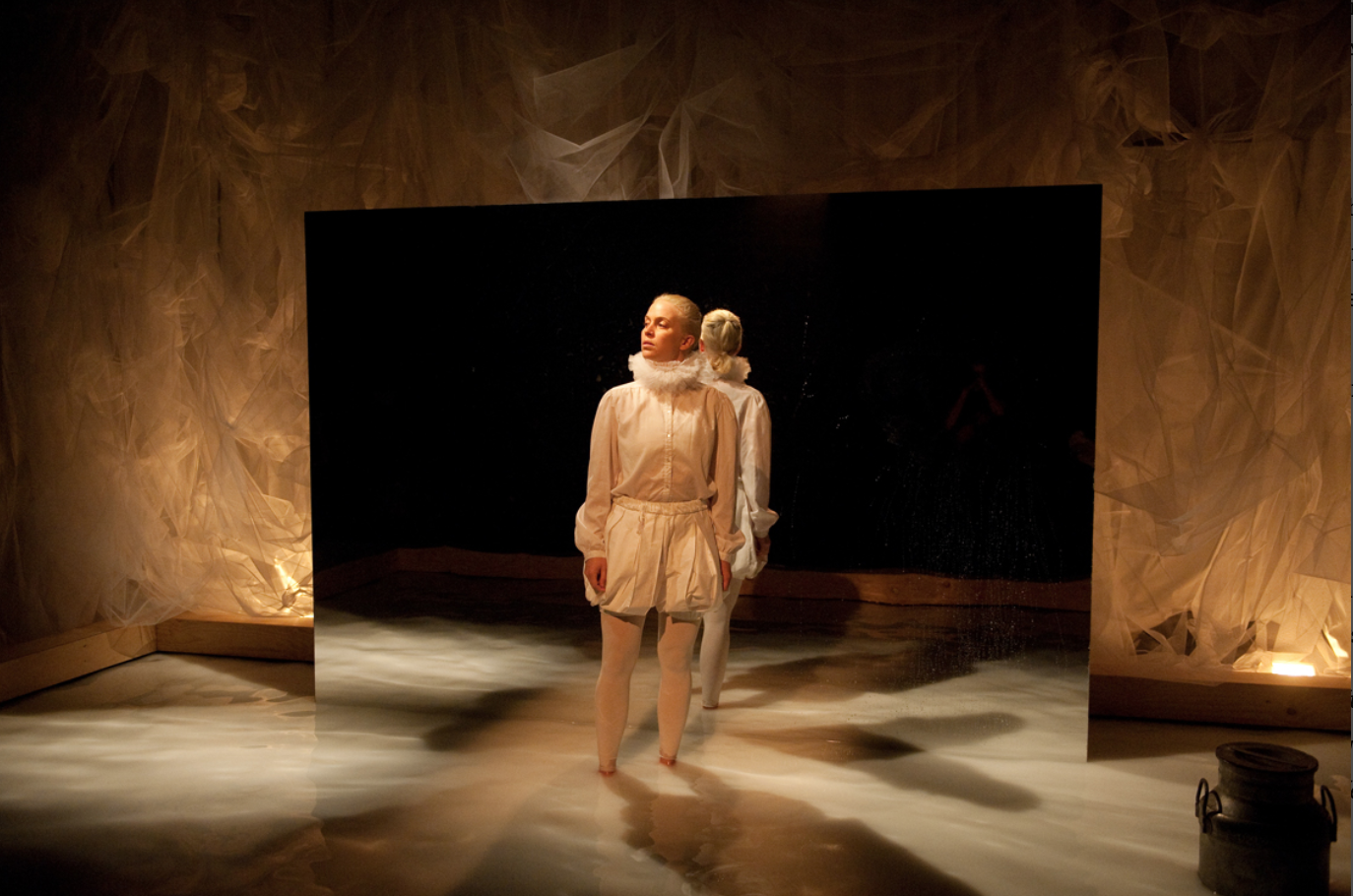 Production still for "Orlando". Dana Miltins. Photographer: Sarah Walker