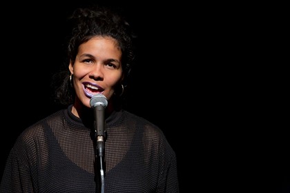 Production still for "Wake in Fright". Zahra Newman. Photographer: Pia Johnson