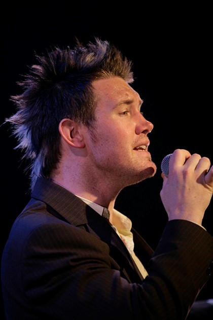 Production still for "Drink Pepsi, Bitch!". Eddie Perfect. Photographer: Jeff Busby