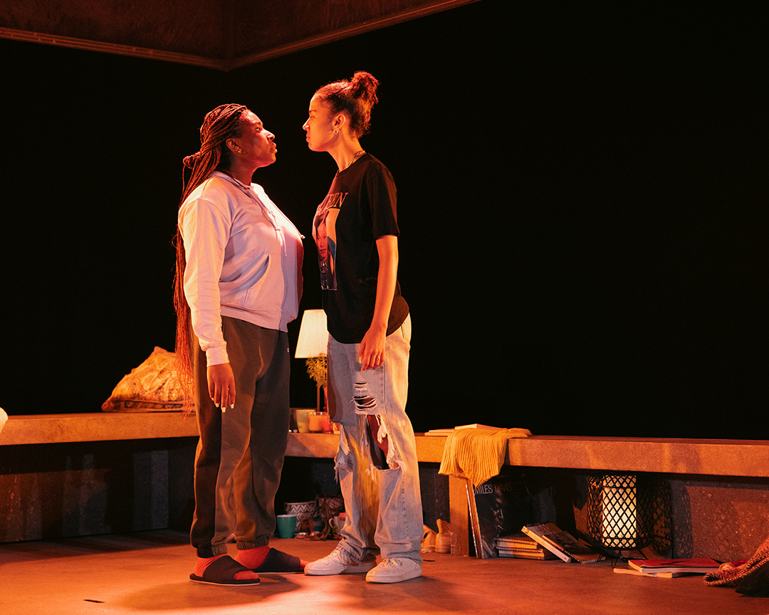 Production still for the 2023 Season of 'seven methods of killing kylie jenner". In photo: Chika Ikogwe and Iolanthe. Photographer: Wani Toa