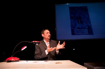 Production still for "Wot? No Fish!!!" Danny Braverman. Photographer: Malwina Matusiewicz