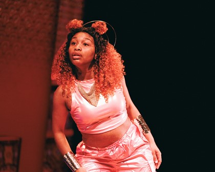 Production Photography from WHO NO KNO GO KNO (2024). Photographer: Wani Toaishara. In photograph: Masego Pitso