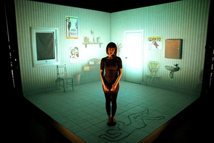 Production still for "Half-Real". Amber McMahon. Photographer: Steve Tilling