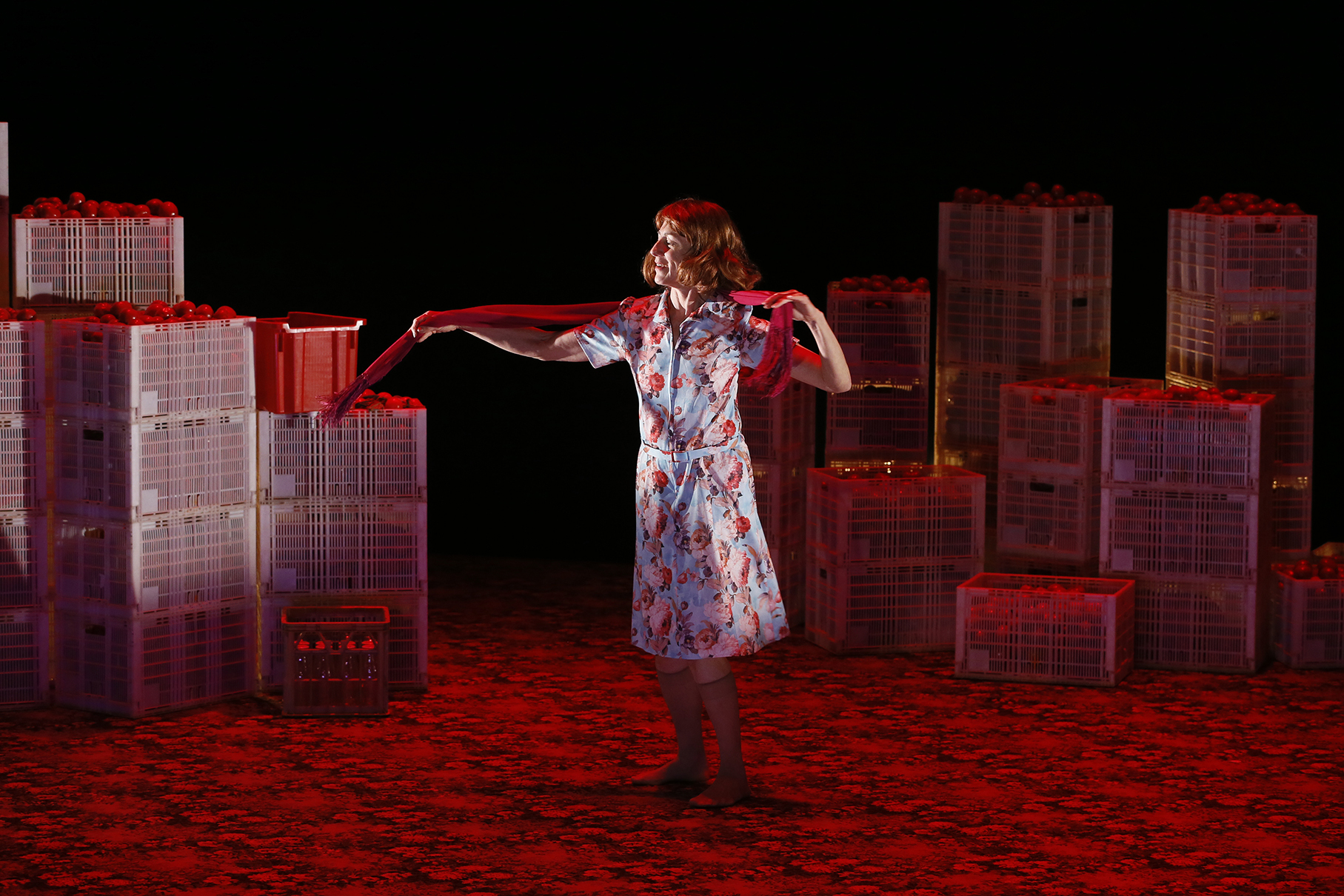 Production still for the 2022 Season of 'Looking For Alibrandi'. In photo: Jennifer Vuletic. Photographers: Jeff Busby & Tamarah Scott