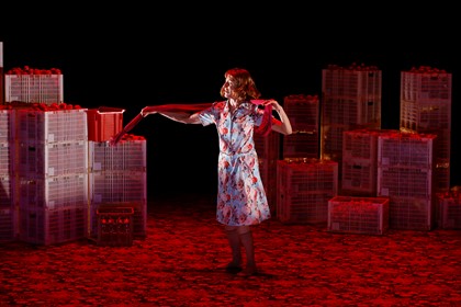 Production still for the 2022 Season of 'Looking For Alibrandi'. In photo: Jennifer Vuletic. Photographers: Jeff Busby & Tamarah Scott