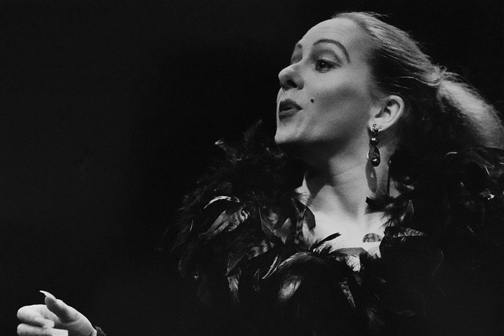 Production still for "Burning Time". Mandy McElhinney. Photographer: Jeff Busby